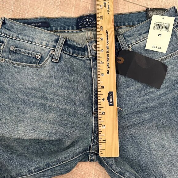 LUCKY BRAND WOMENS SWEET CROP JEANS SIZE 6 (28) NEW - Picture 4 of 10